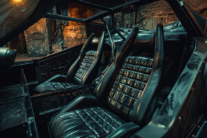 how to remove gum from leather seats